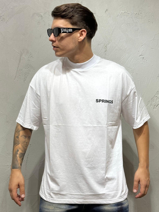 T-SHIRT PALM SPRINGS WHITE