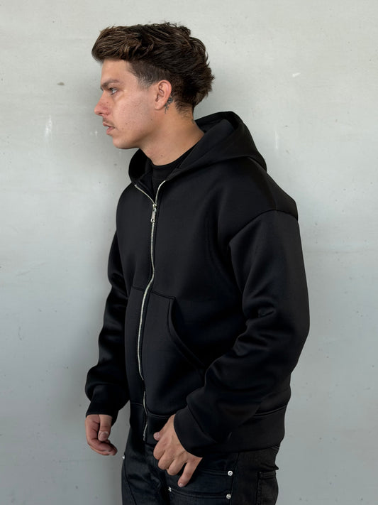 HOODIE ZIP BLACK