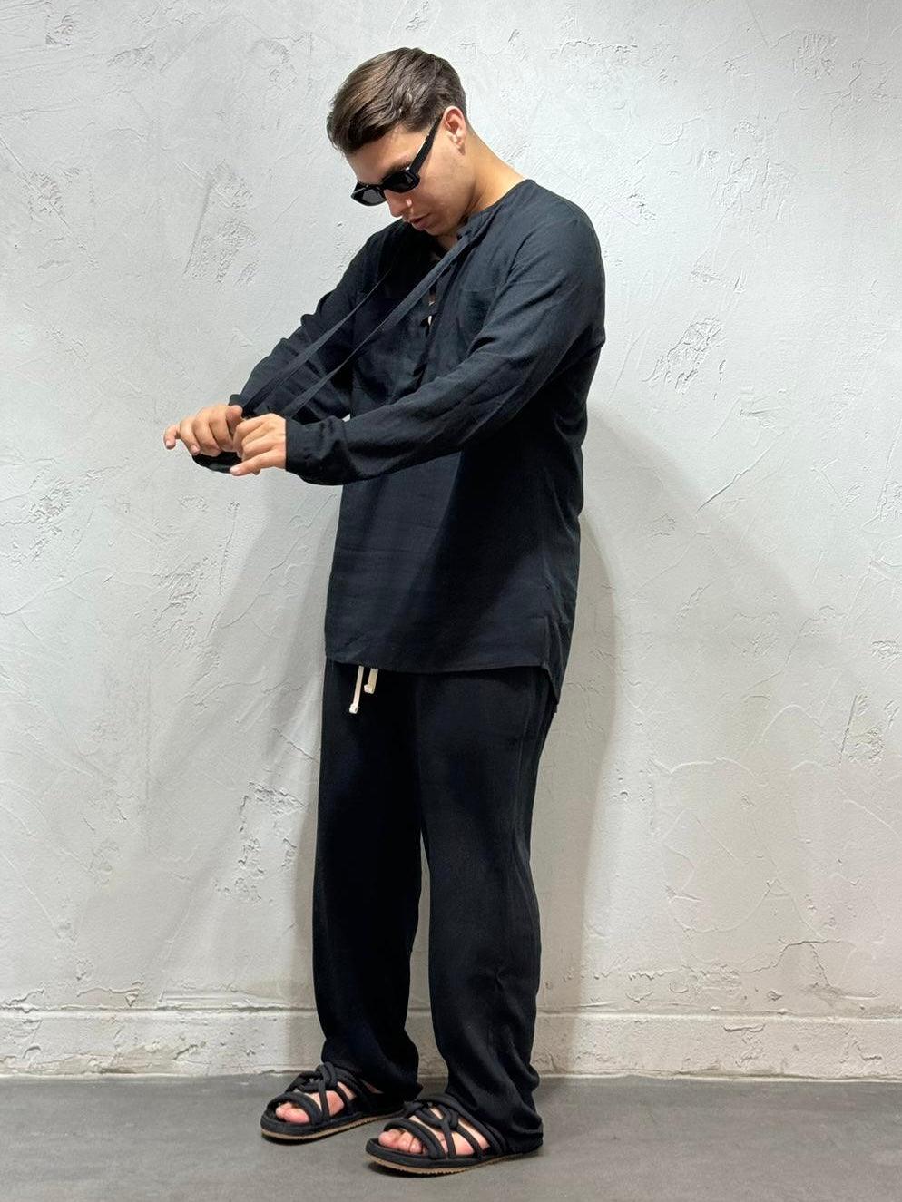 SHATI BLACK COORDINATED