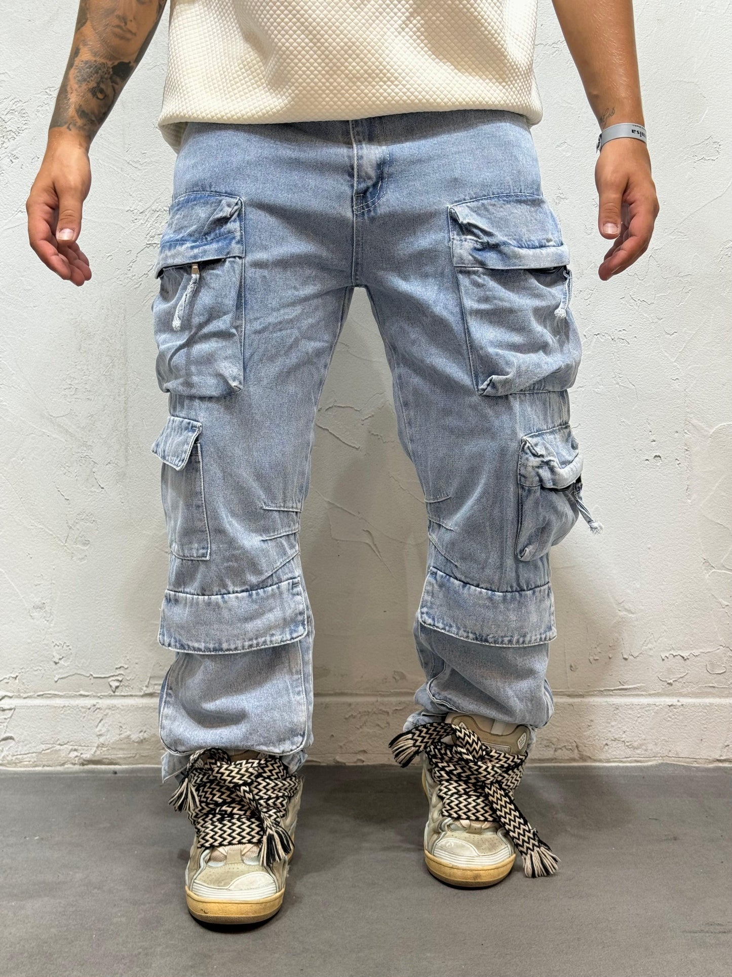BAGGY LAX FULL POCKET JEANS