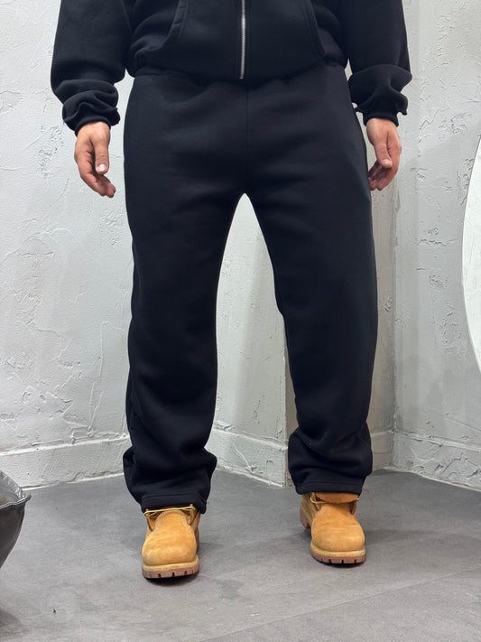 PANTALONE TUTA FONDO AMPIO BLACK