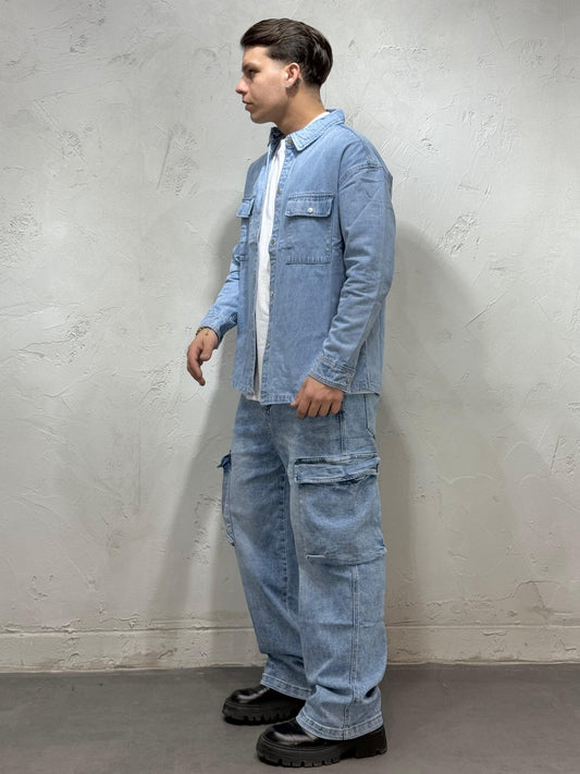 COORDINATED MULTI POCKETS BUTTON