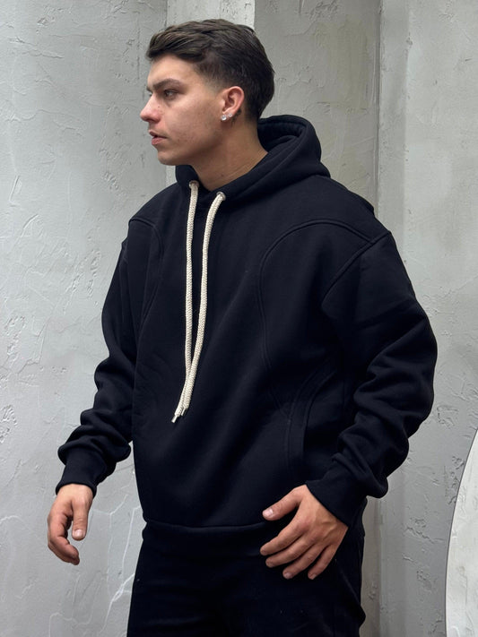 HOODIE SPECIAL CUT BY FREESTART BLACK