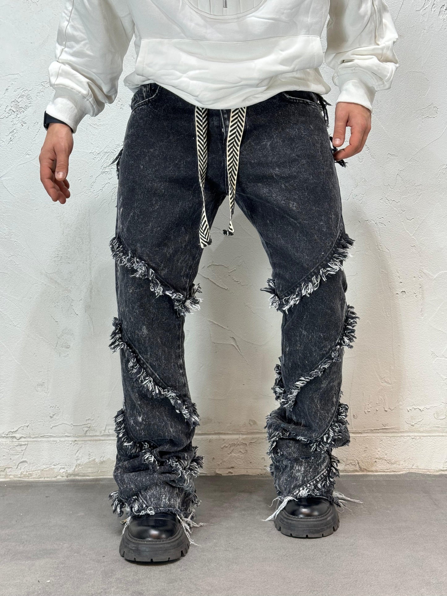 BAGGY FIT FLARE 01 BLACK