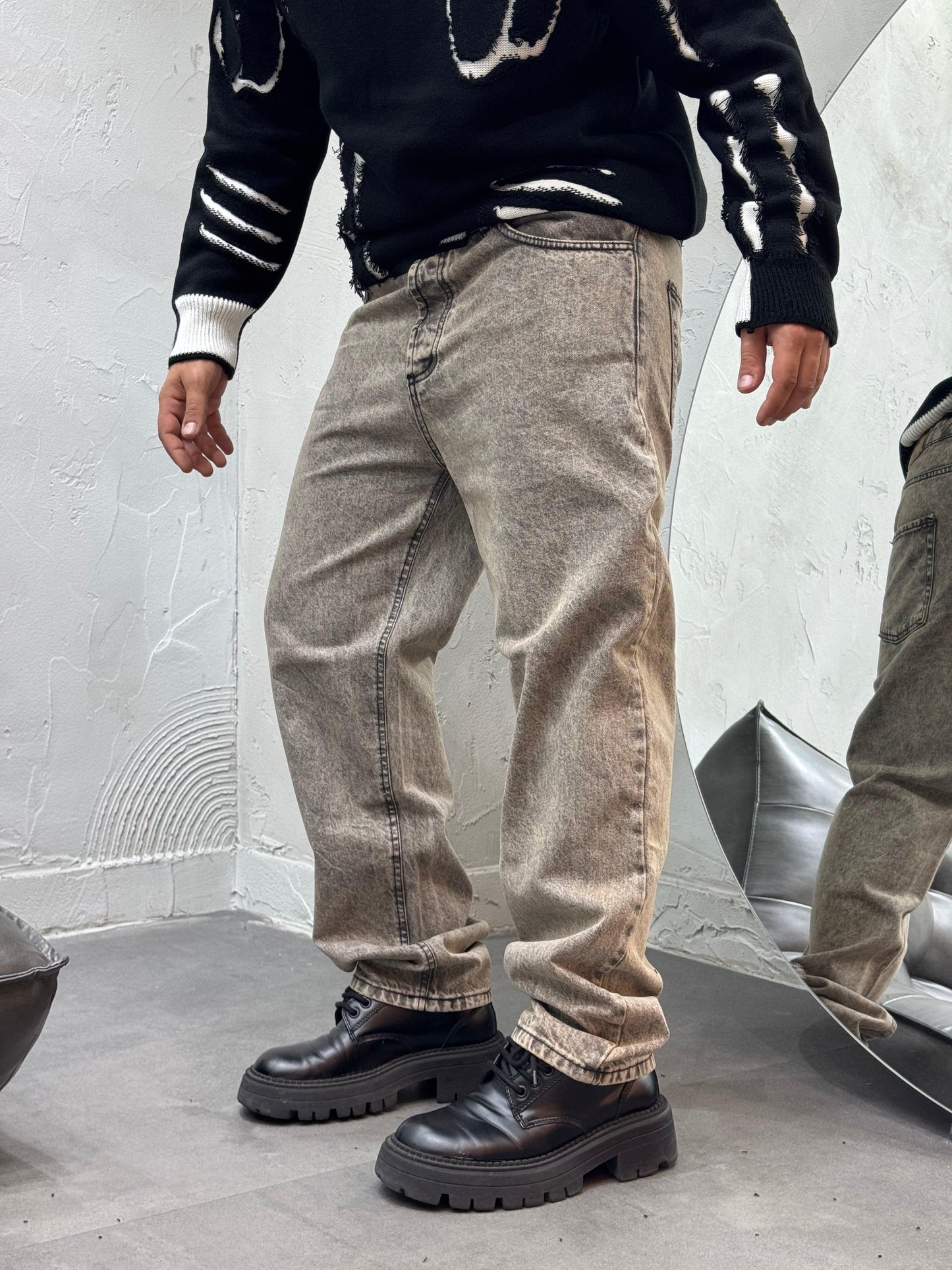 BAGGY BASIC SANDBLASTED