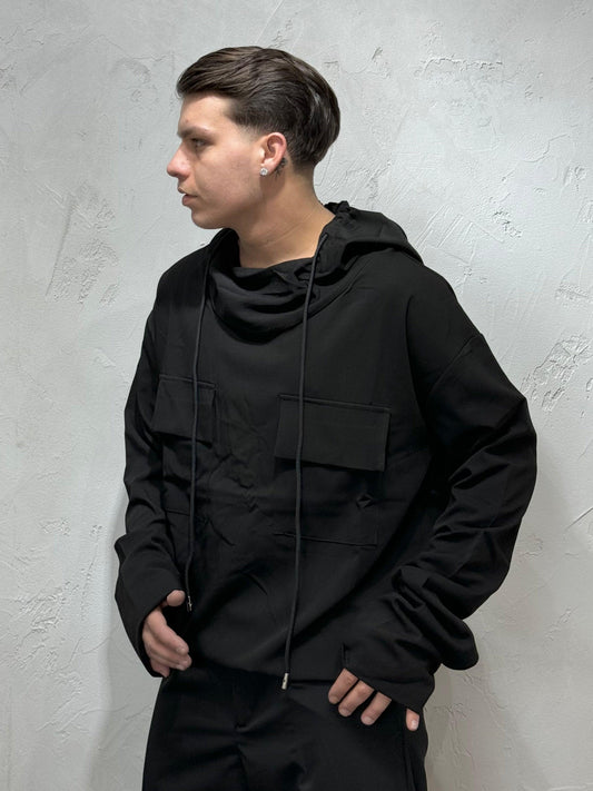 HODDIE POCHET BLACK JACKET