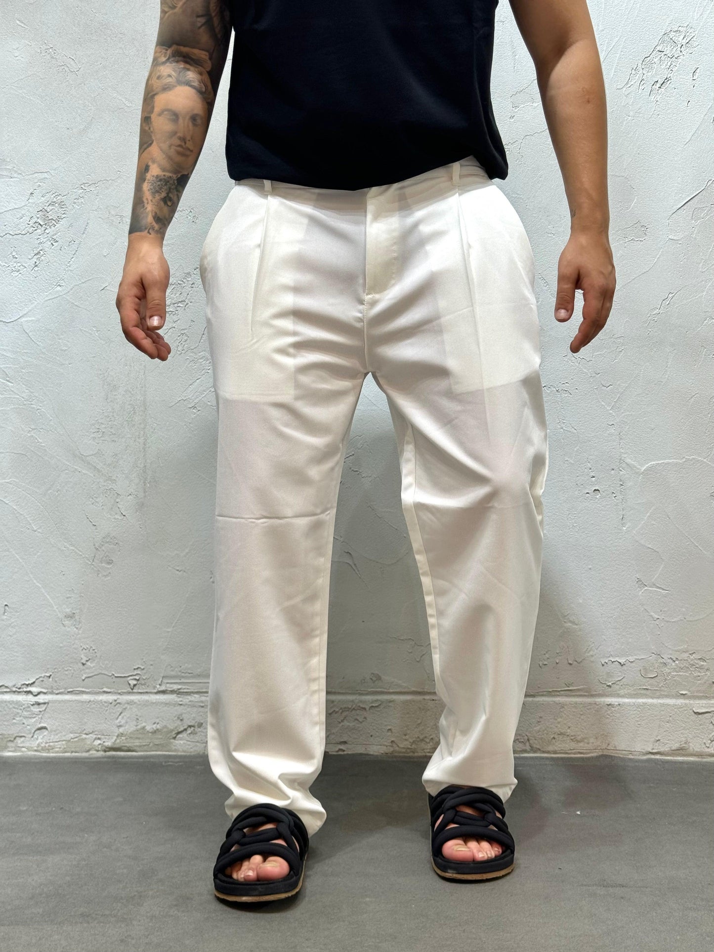 PANTALONE FONDO AMPIO WHITE