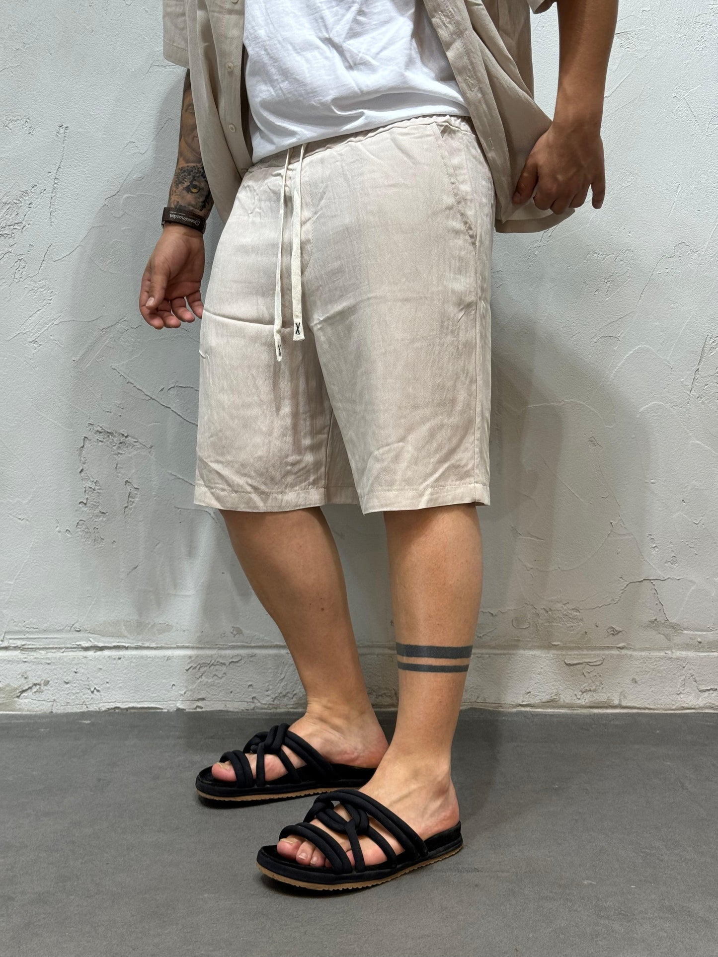 T-SHIRT REGULAR PALM MONEY AVORIO