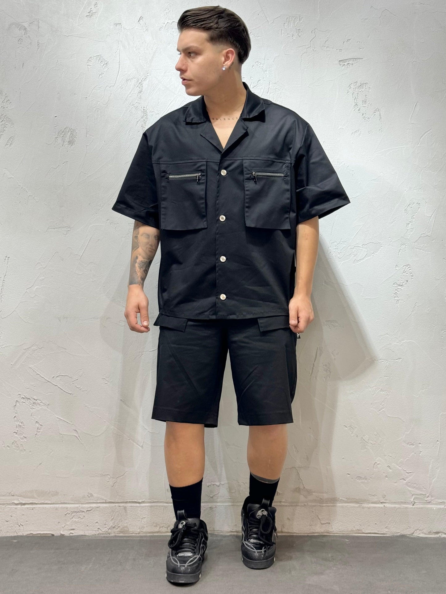 COORDINATO HALF SLEEVED CUBA BLACK