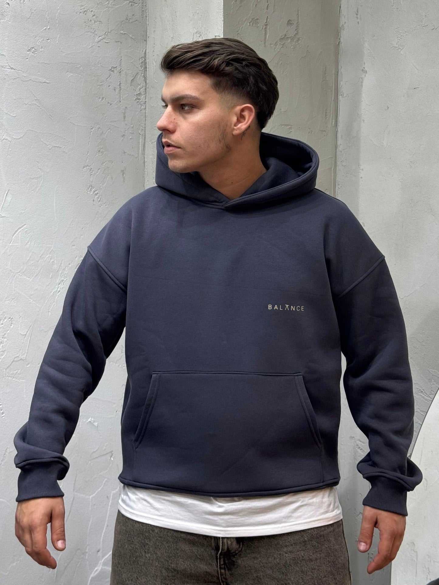 HOODIE BLNC LIMITED PRIVATE PIOMBO
