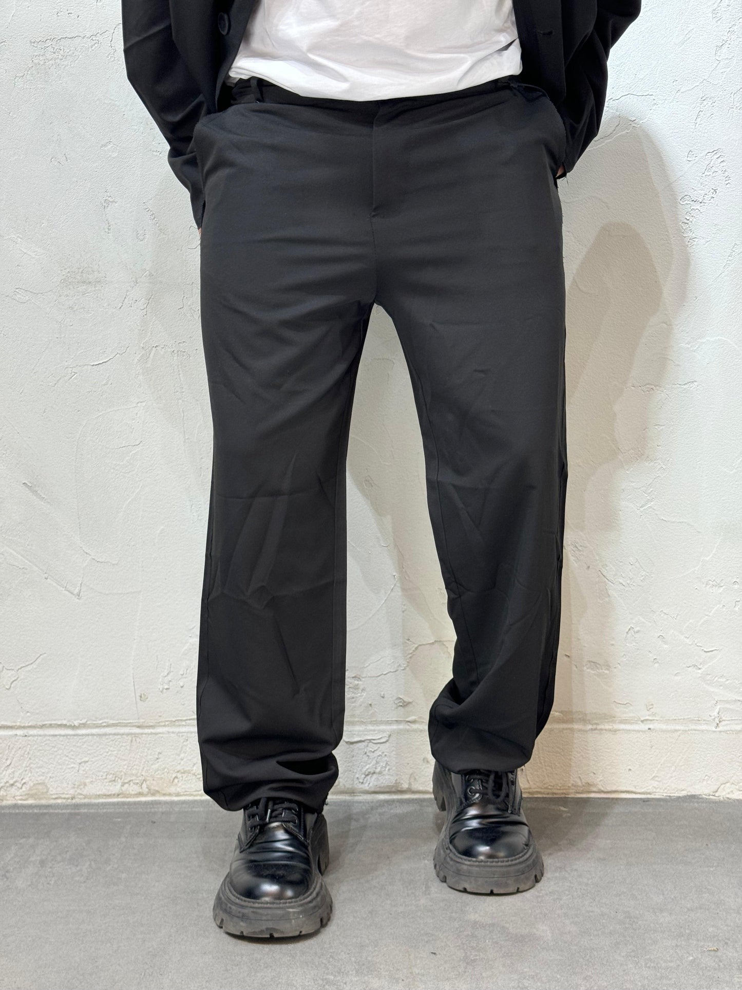 COORDINATO FRAYED BLACK