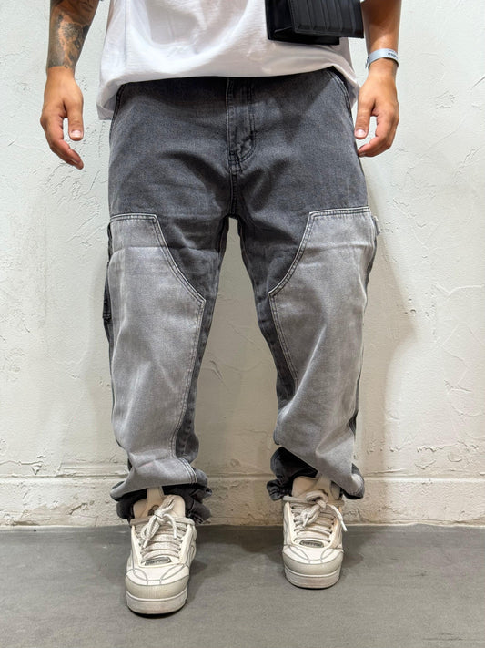 BAGGY CARPENTER BICOLOR GREY