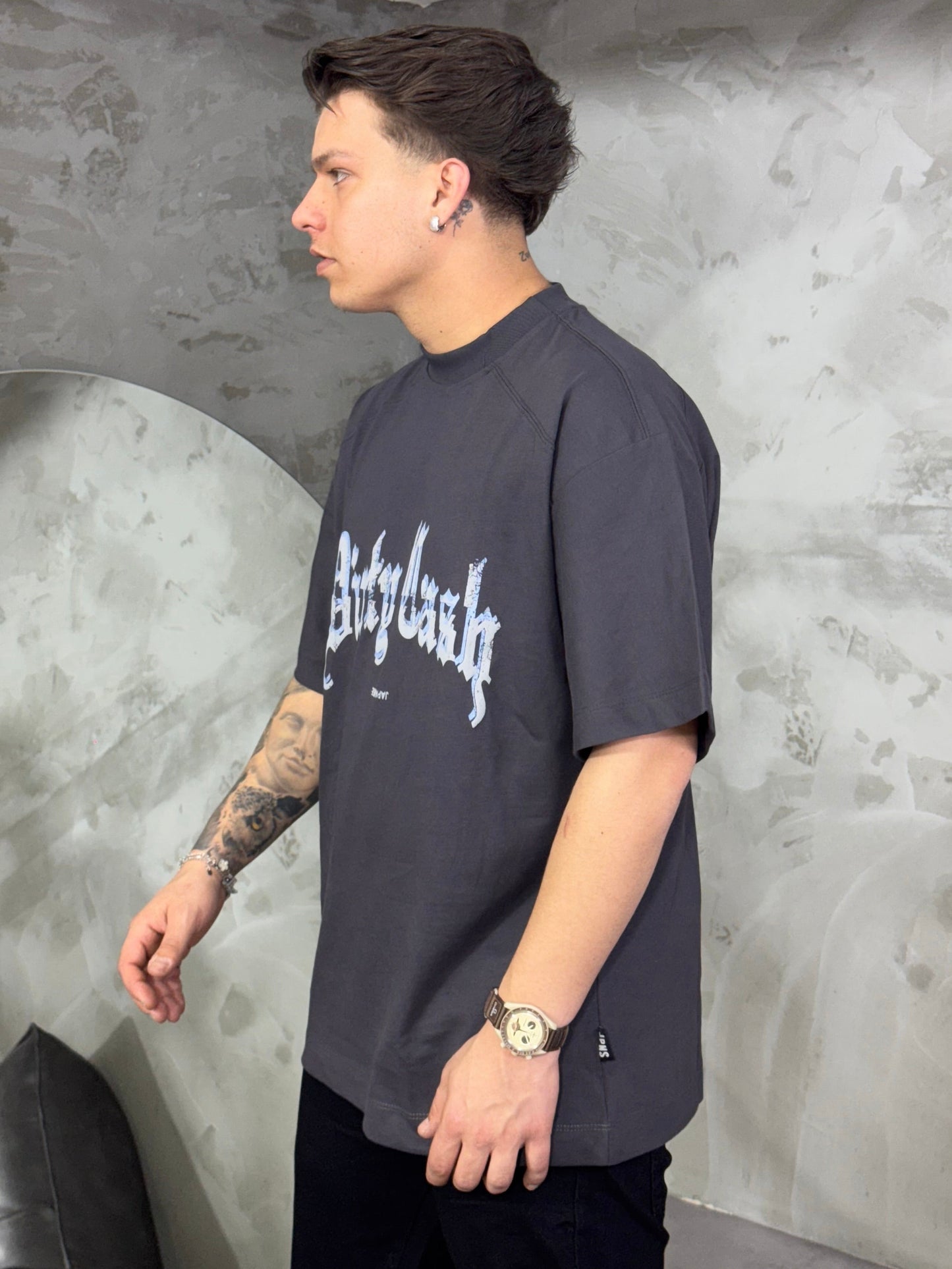 T-SHIRT DIRTY CASH GREY