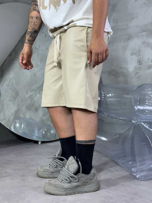 SHORT ECOPELLE BEIGE