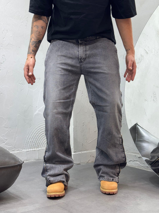 BAGGY FIT FULL ZIP GREY 2.0