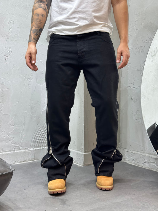 FLARE FULL ZIP BLACK