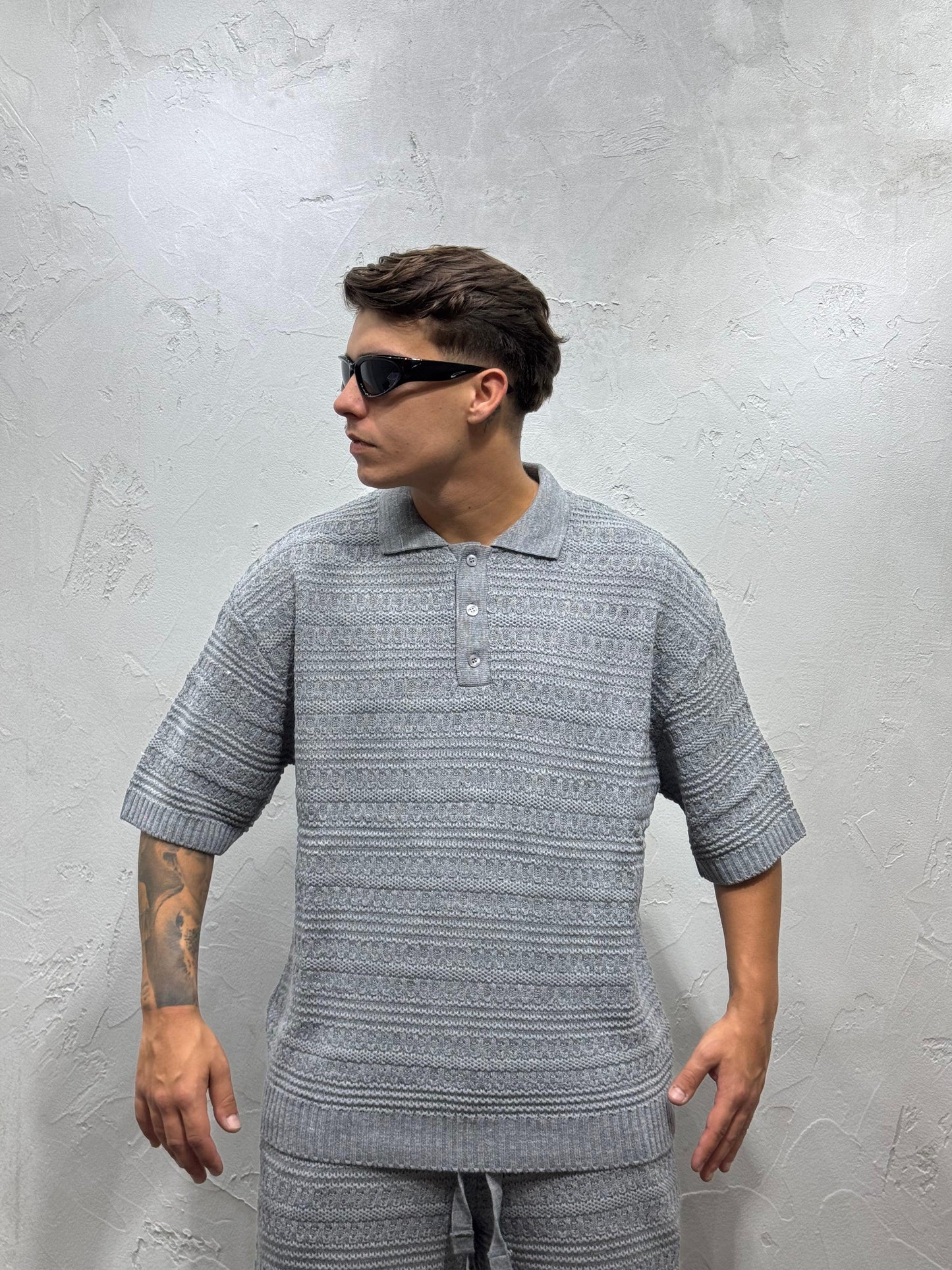 COORDSET POLO BY PASSION GREY