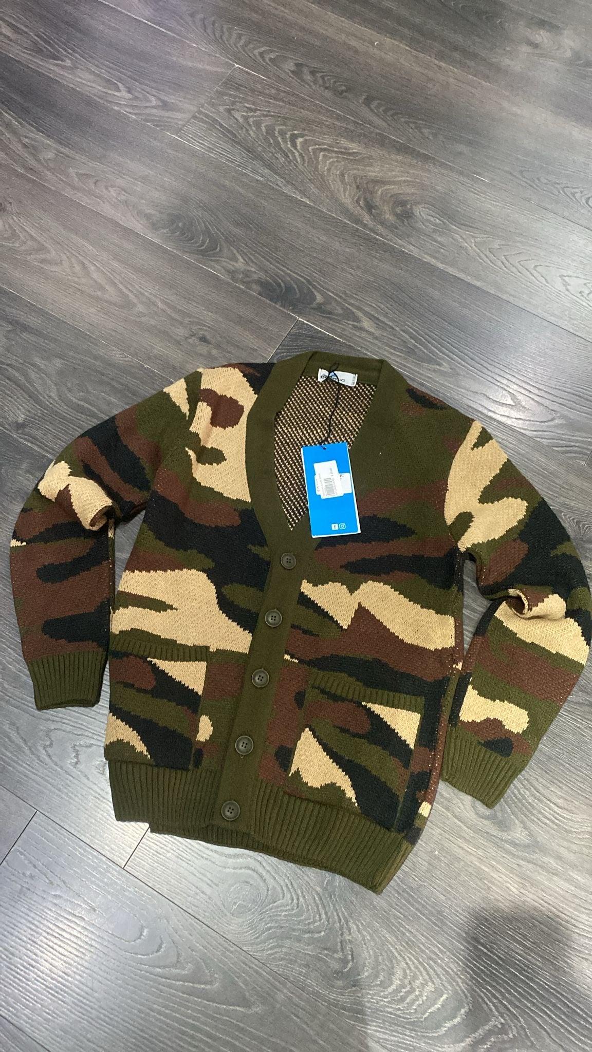 MULTICOLOR MILITARY CARDIGAN