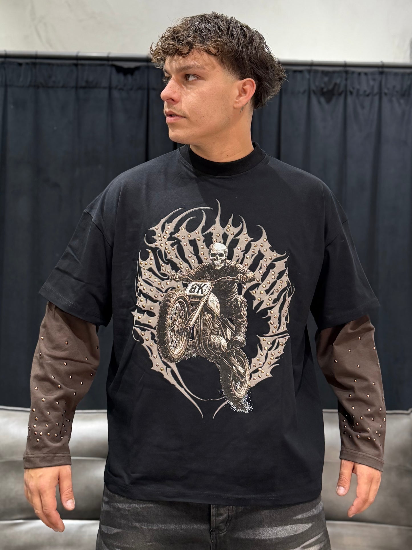 LONGSLEEVE SKELETON BLACK