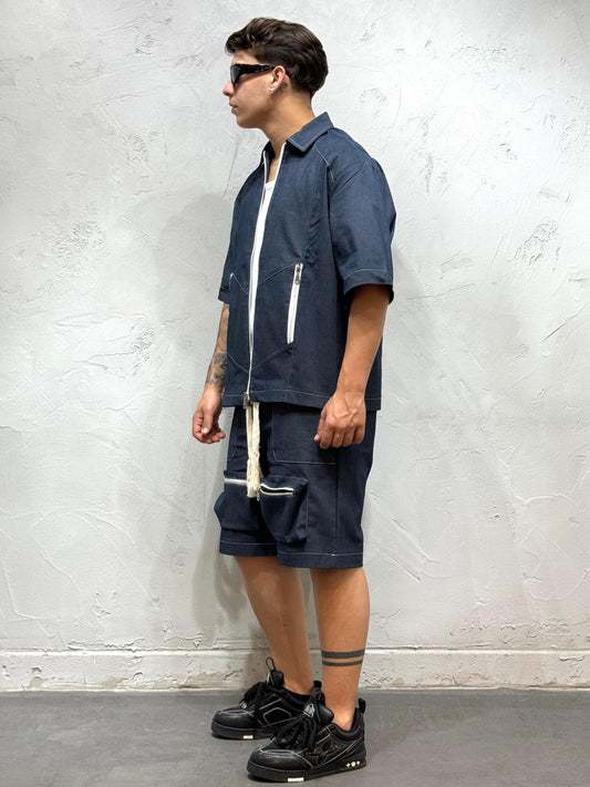 COORDINATED BOTH ENDS WTH ZIP JEANS