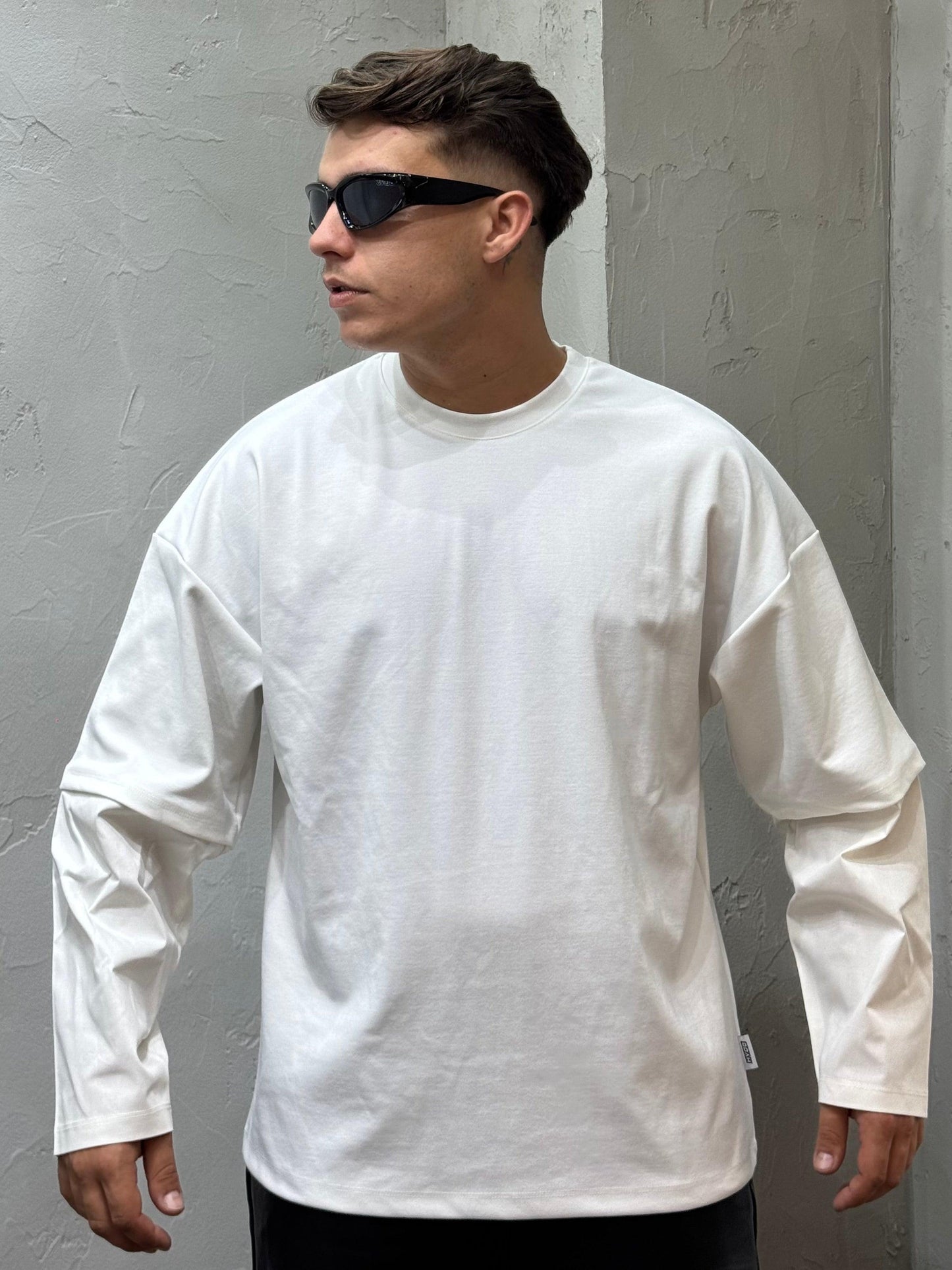 T-SHIRT DUBBED WHITE