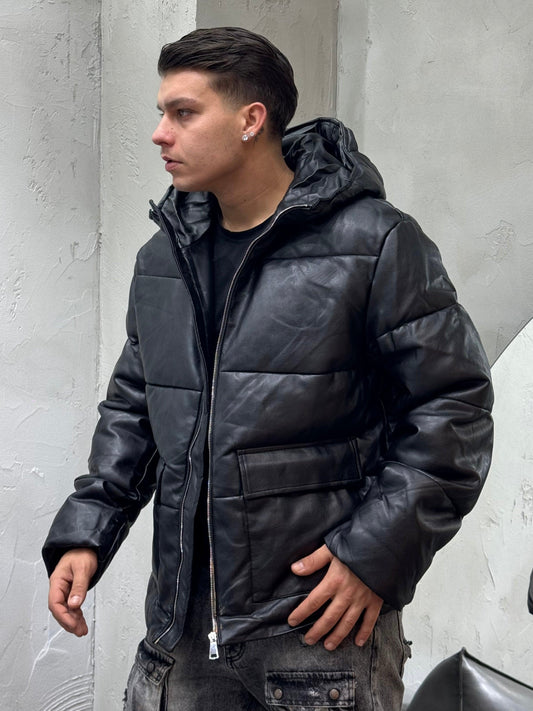 PUFFER ECOPELLE MOOD ZAR* BLACK