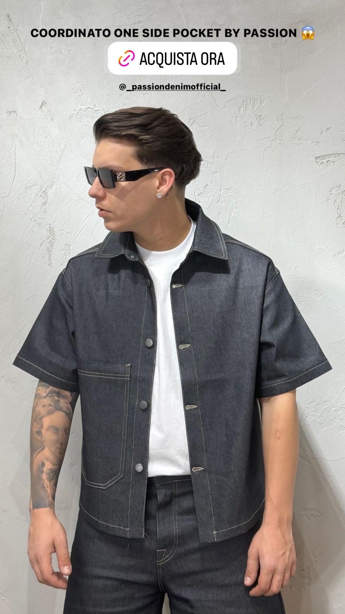 COORDINATED ONE SIDE POCKET BY PASSION GREY