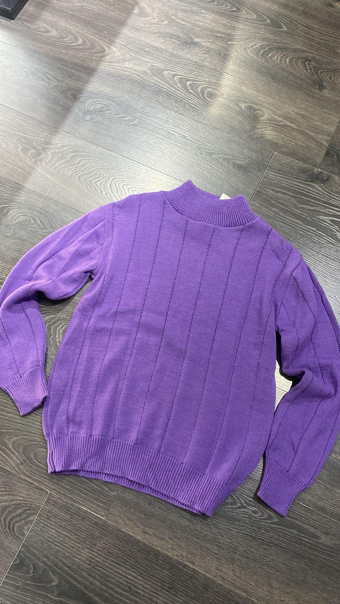 MAGLIONCINO GIROCOLLO VIOLET