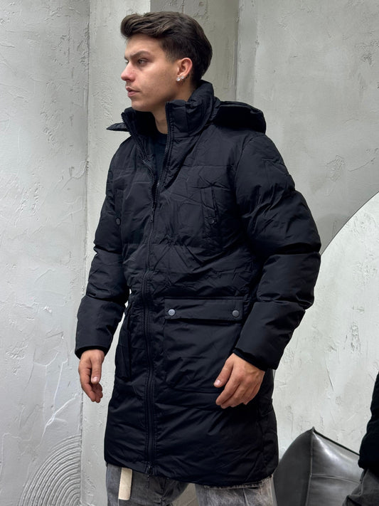 LONG POCKET BLACK JACKET