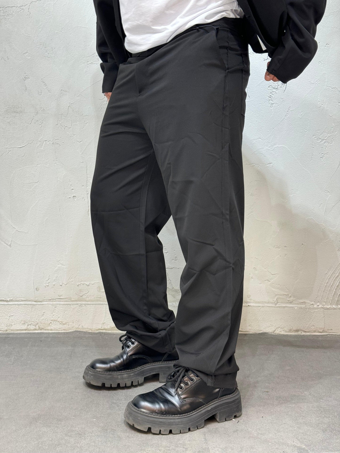 COORDINATO FRAYED BLACK