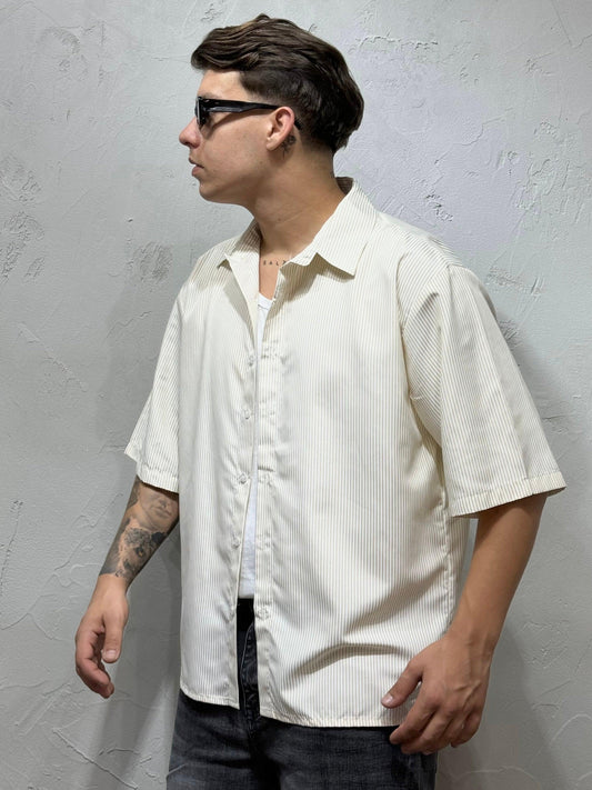 YELLOW STRIPED SHIRT