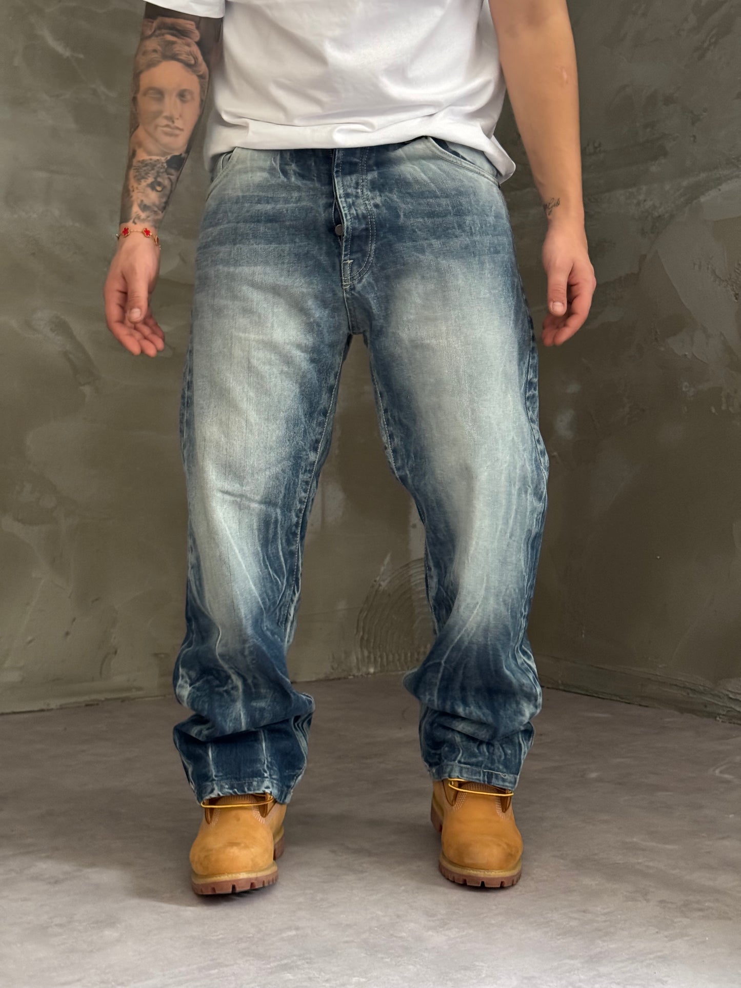 COORDINATE VEINS JEANS