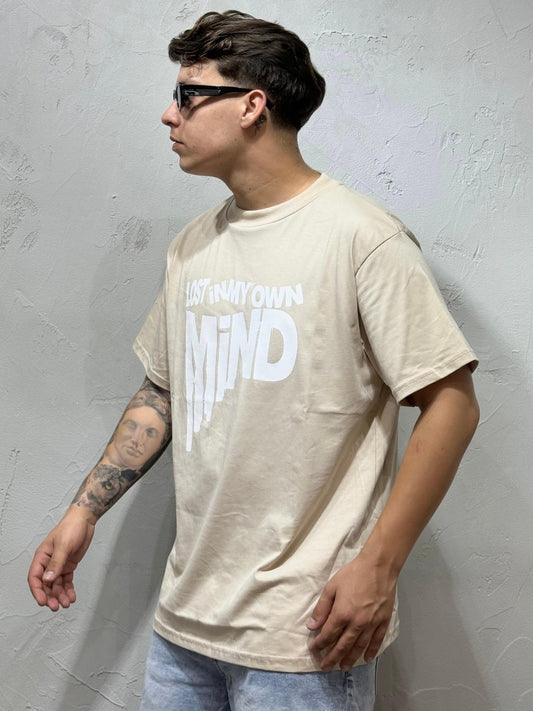 T-SHIRT LOST MIND BEIGE