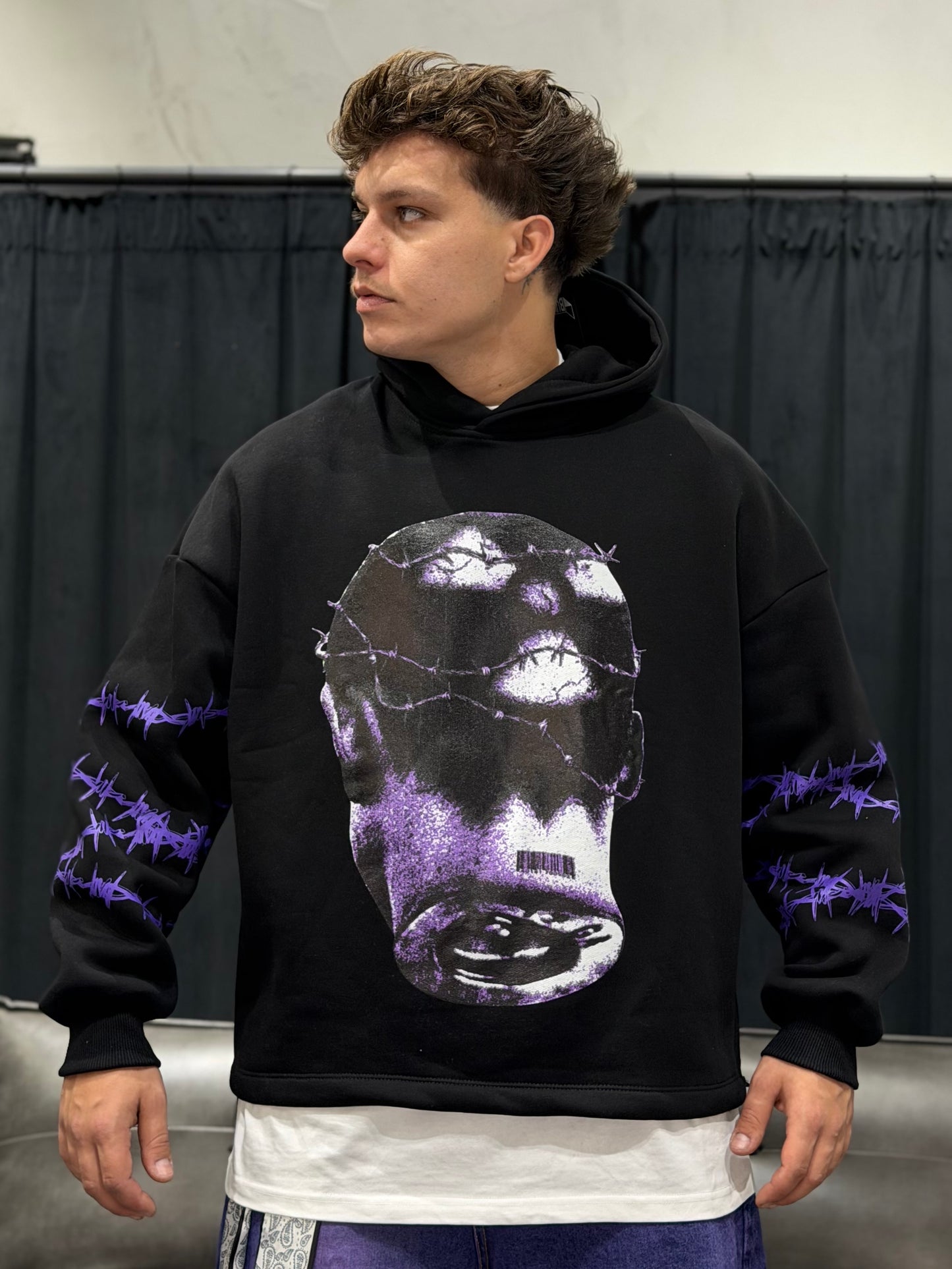 HOODIE HEAD PURPLE
