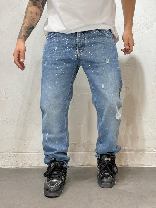 BAGGY FIT JEWEL JEANS