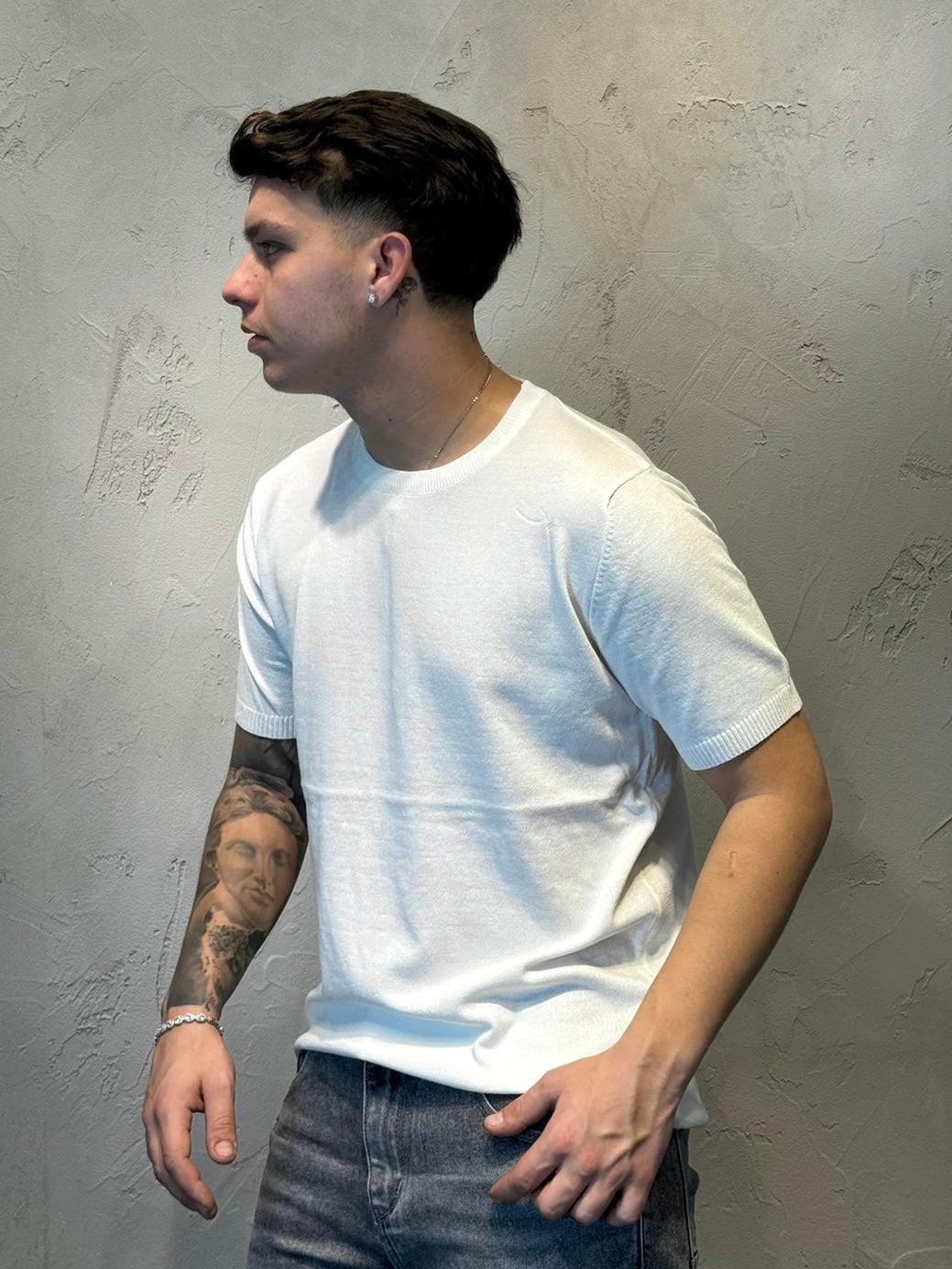 T SHIRT IN FILO WHITE