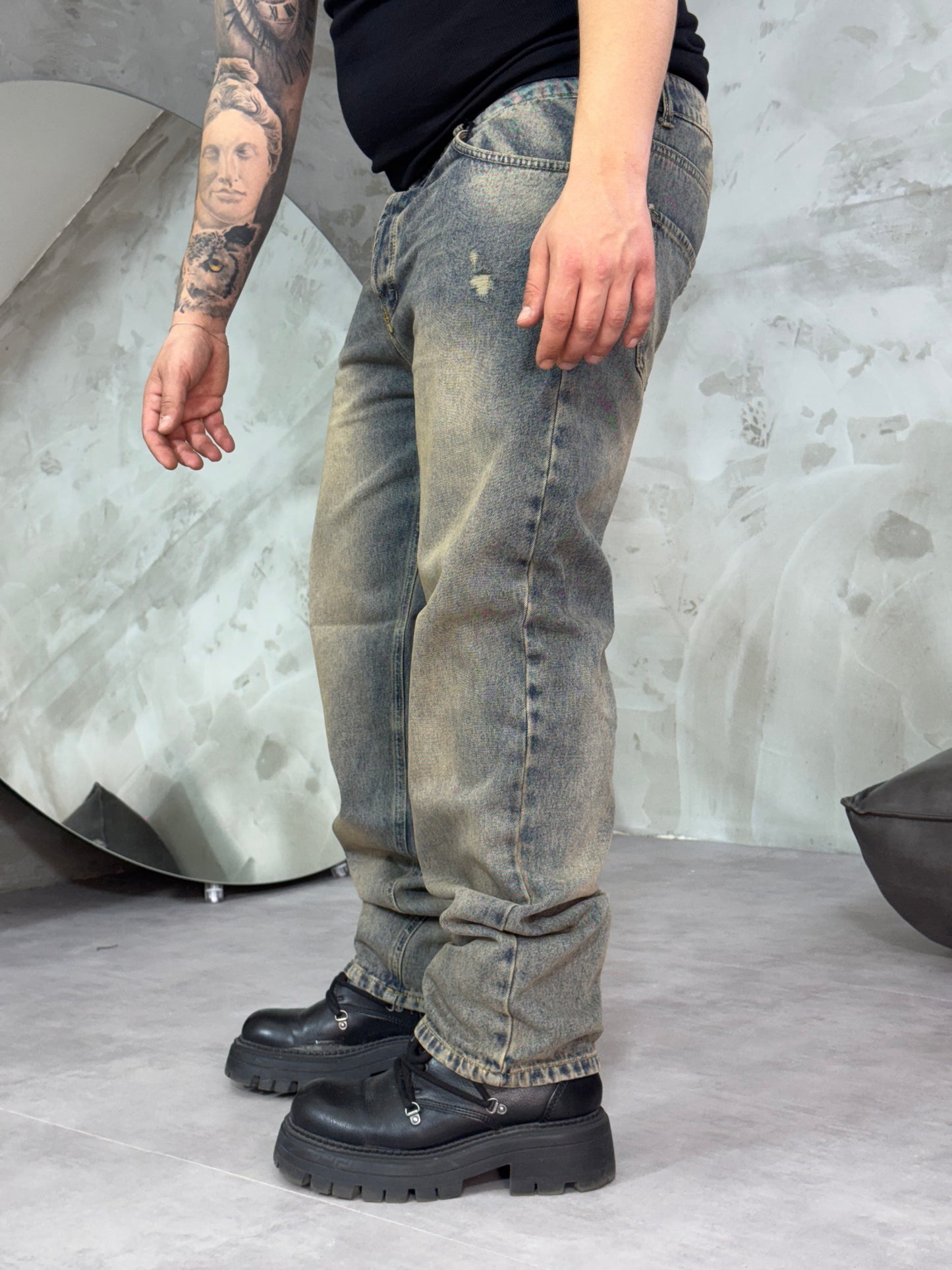 BAGGY FIT BNKP001 SANDBLASTED