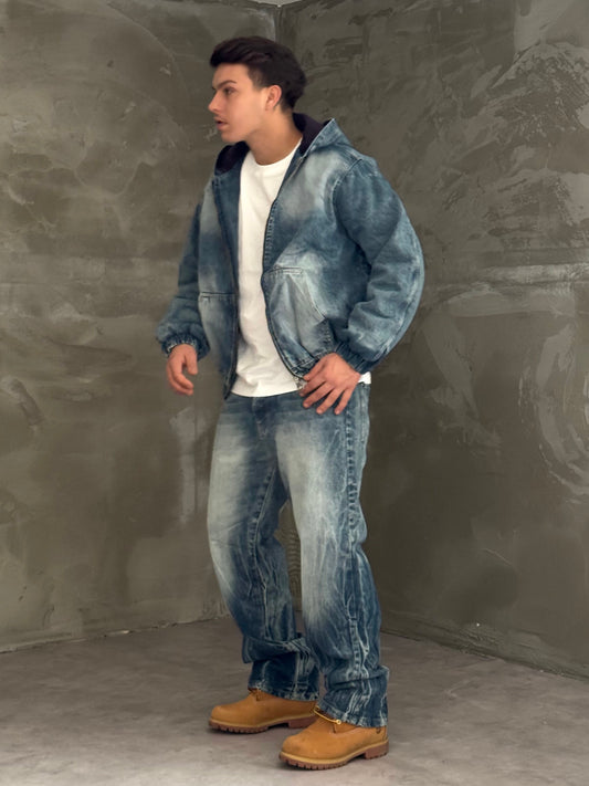 COORDINATE VEINS JEANS