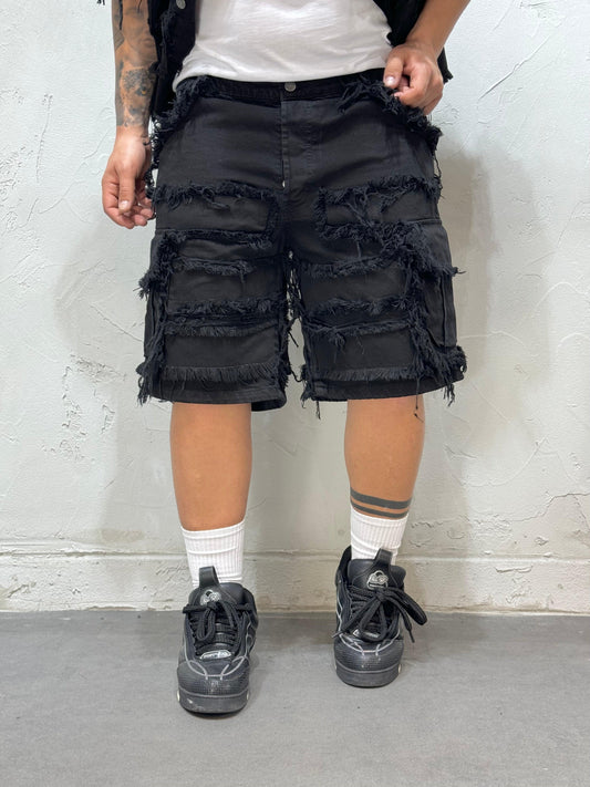 SHORT RIPPED BY PASSION BLACK
