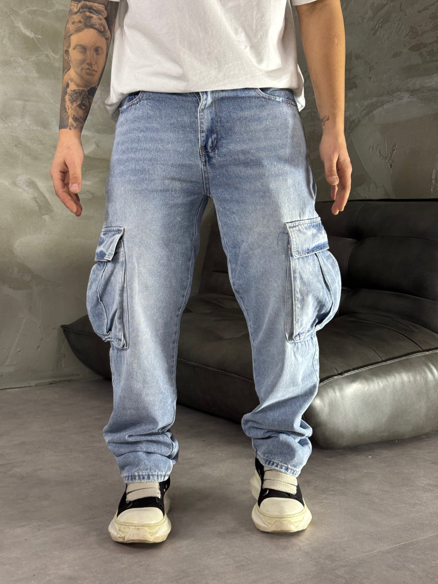 COORDSET LIGHT JEANS POCKET