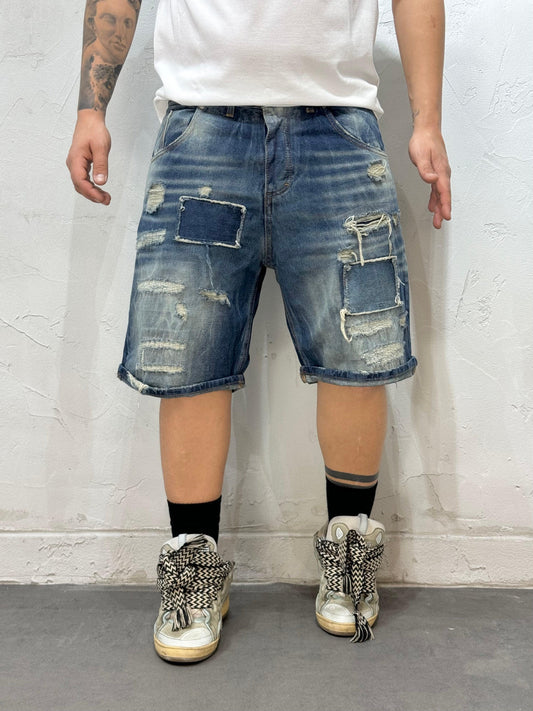 SHORT CULT SABBIATO BY CNTC