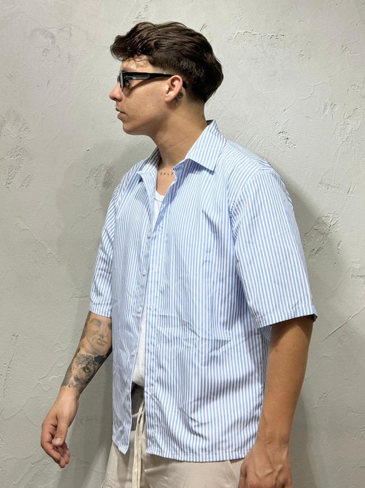 BLUE STRIPED SHIRT