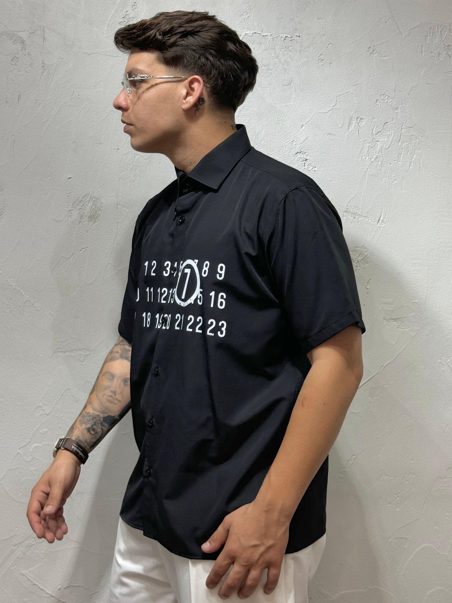 NUMBER BY CNTC BLACK SHIRT