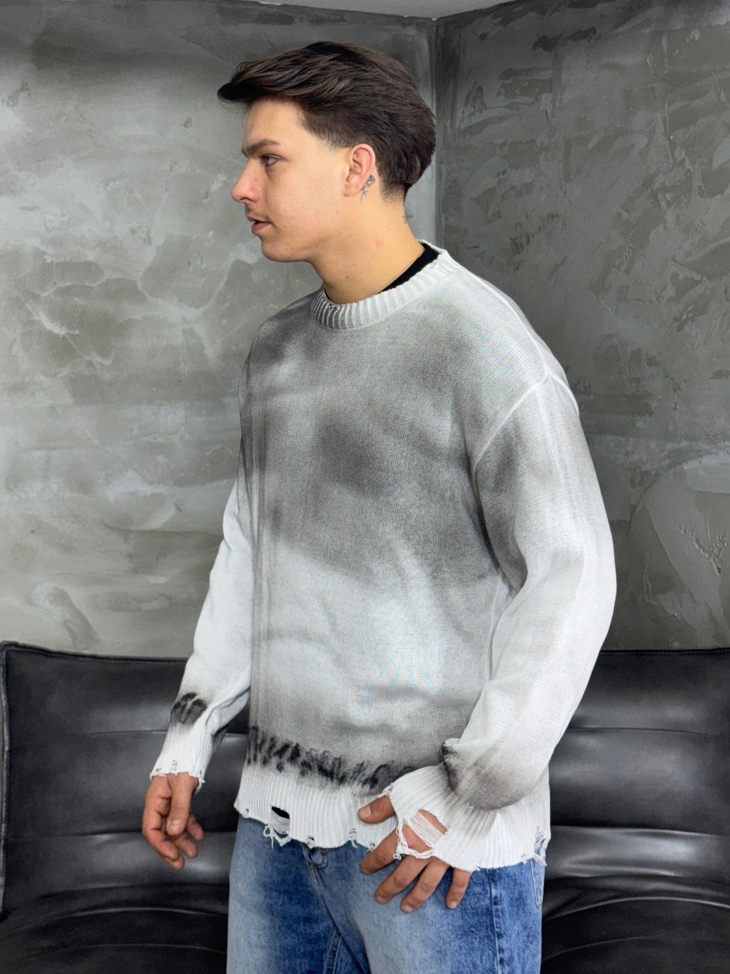 MAGLIONCINO SHADED WHITE