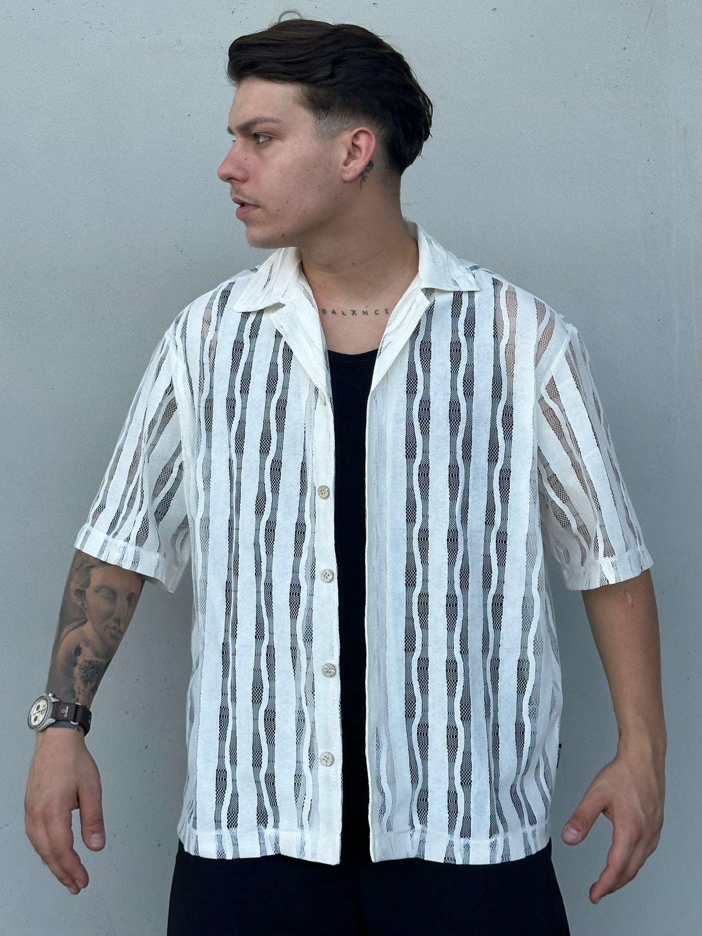 SINGAPORE WHITE SHIRT