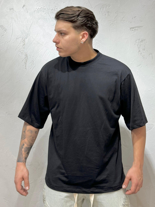 T-SHIRT BUTTERFLY GLASS BLACK