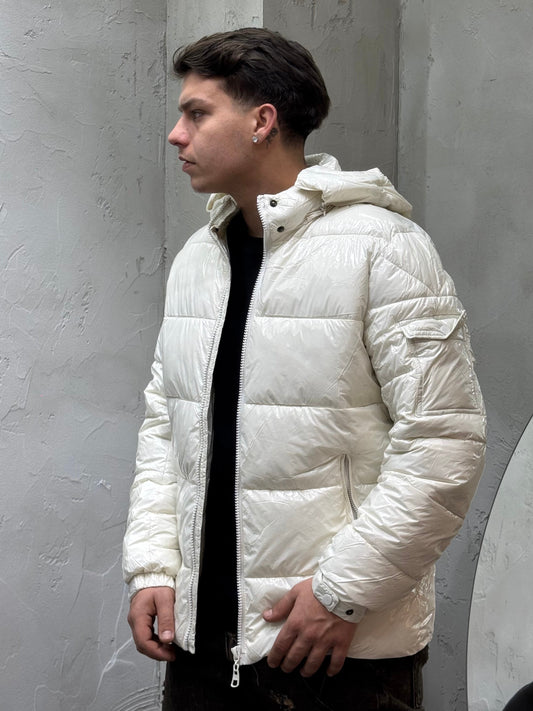 MONCL** WHITE MOOD JACKET