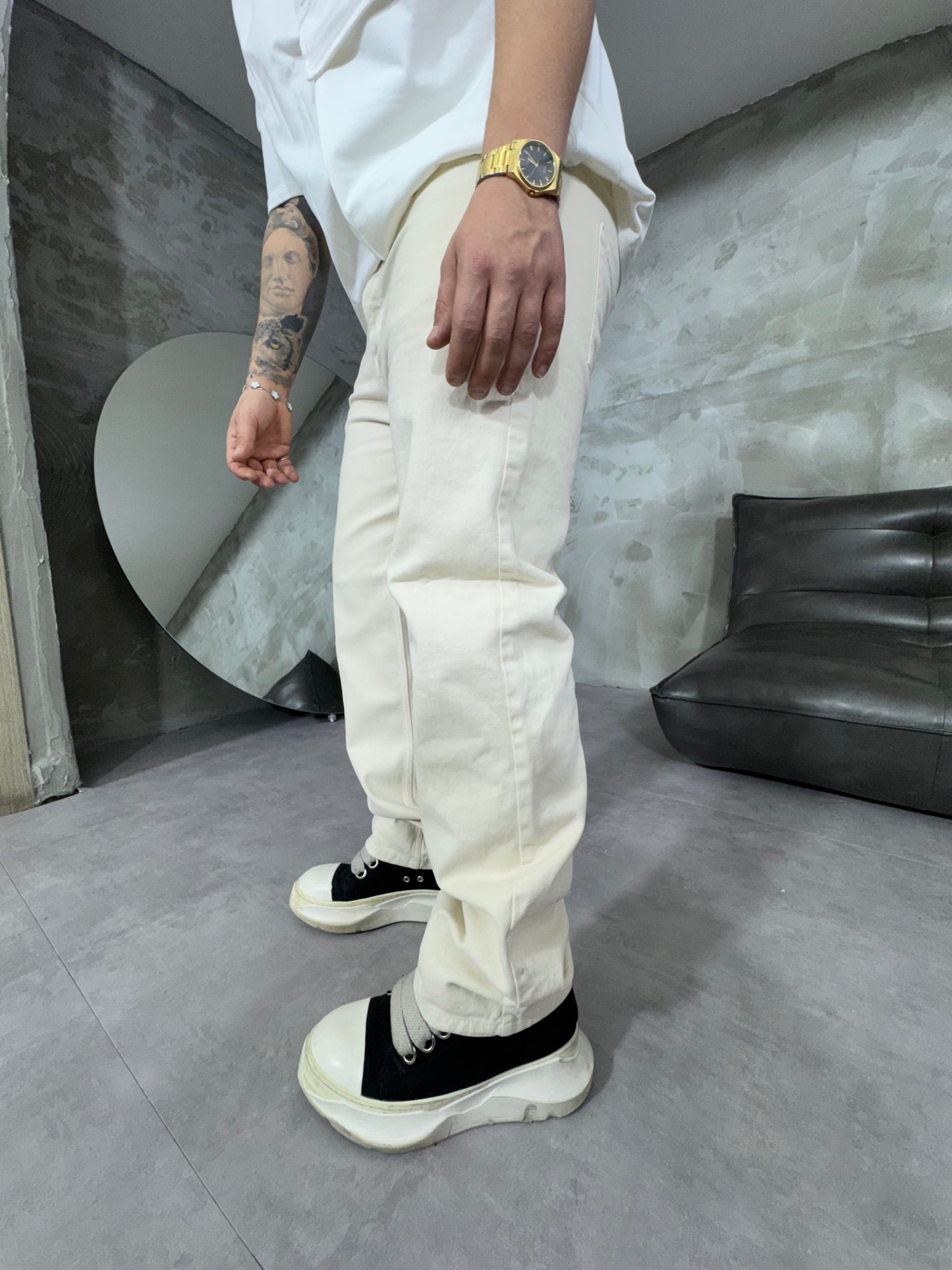 BAGGY BASIC LIGHT BEIGE