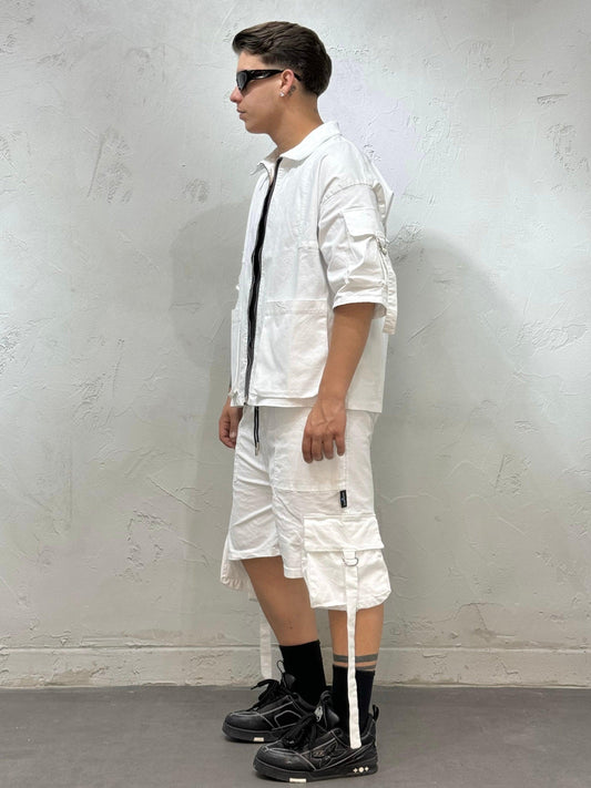 COORDINATED BRUTAL MULTIPOCKET CNTC WHITE