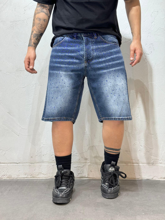 DIAMOND LUXURY PURPLE BERMUDA SHORTS